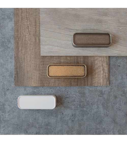 Puxador de móvel prateado envelhecido WEGA puxador design