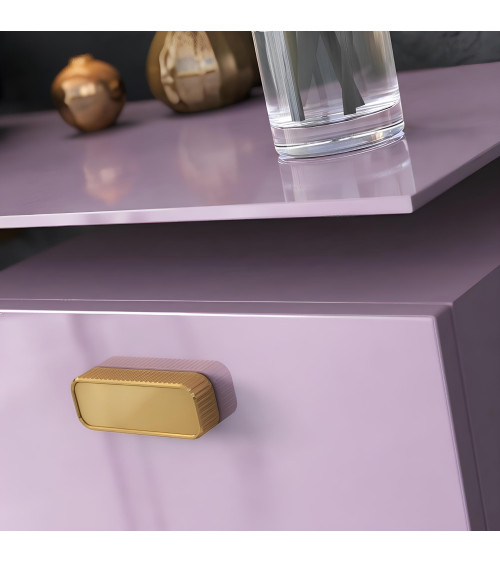 Puxador de móvel dourado polido WEGA puxador design