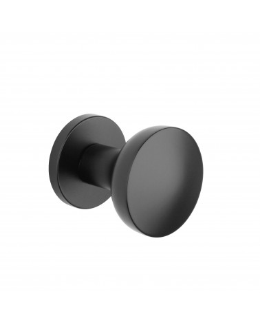 Botão de porta preto MESA Redondo móvel - puxador design
