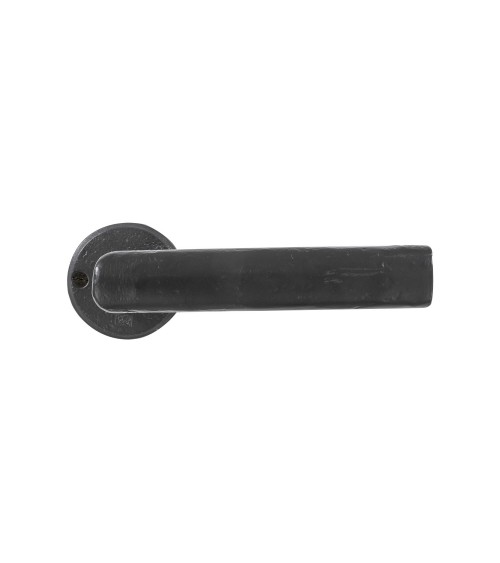 Puxador de porta preto robusto em bronze 1930 R - puxador design