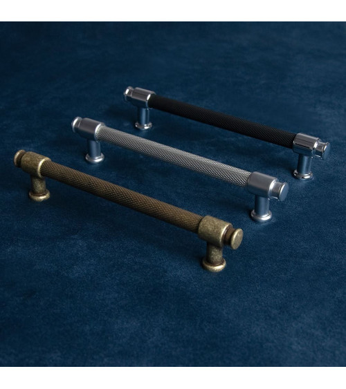 Puxador de móvel aço inoxidável/cromado mate GALIUM puxador design
