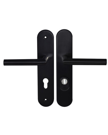 Conjunto de maçanetas de segurança Altesse preto EUROWALE