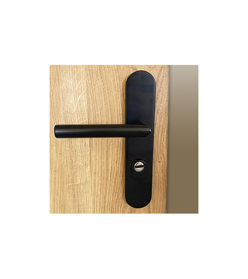 Conjunto de maçanetas de segurança Altesse preto EUROWALE