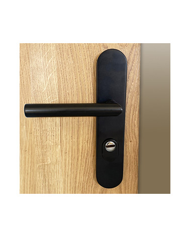 Conjunto de maçanetas de segurança Altesse preto EUROWALE