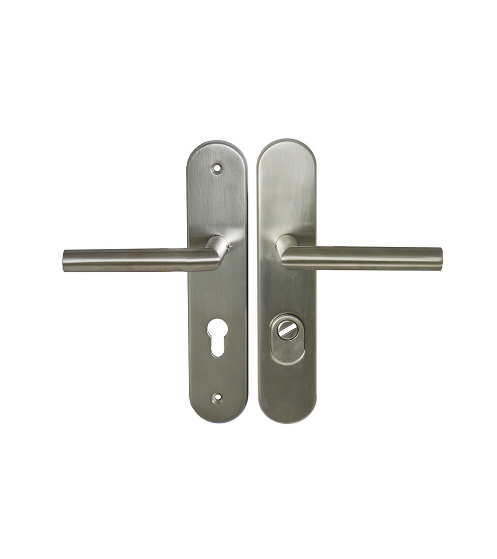 Conjunto de maçanetas de segurança Altesse Inox EUROWALE