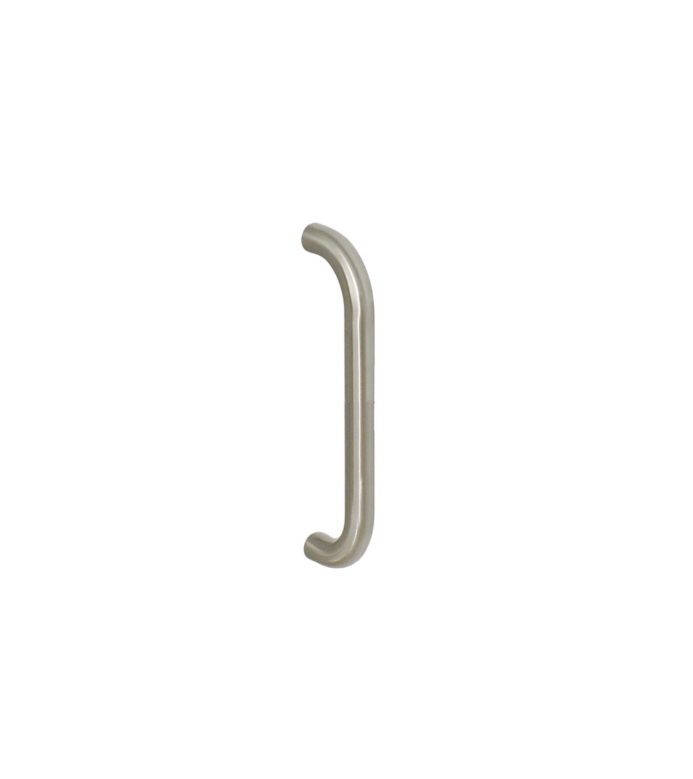 Puxador de porta simples Bordeaux curvado inox D19 ea200 EUROWALE
