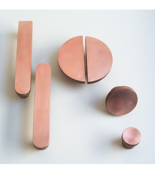 Cabide em madeira e cobre COPPER