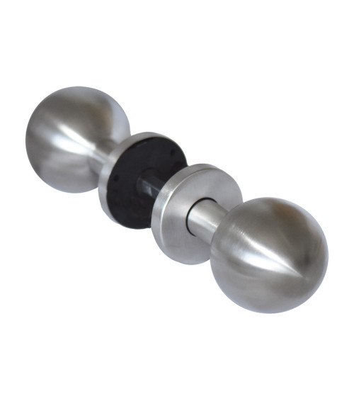 Puxador de porta Bola dupla inox EUROWALE