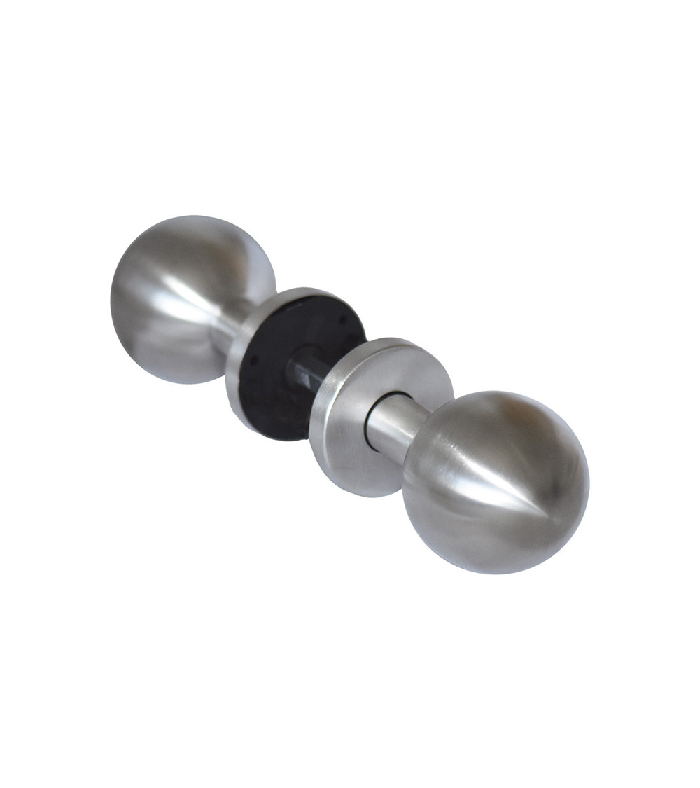 Puxador de porta Bola dupla inox EUROWALE