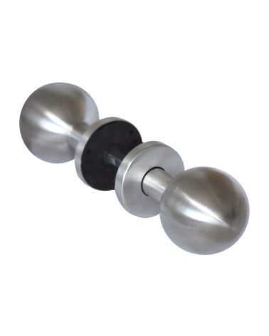 Puxador de porta Bola dupla inox EUROWALE