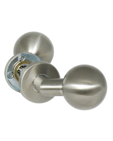 Puxador de porta bola dupla desviada roseta redonda EUROWALE