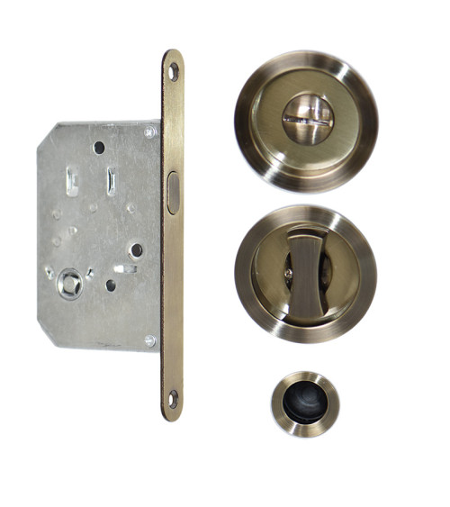 Kit de correr Bronze espelhos redondos com condenação .EUROWALE