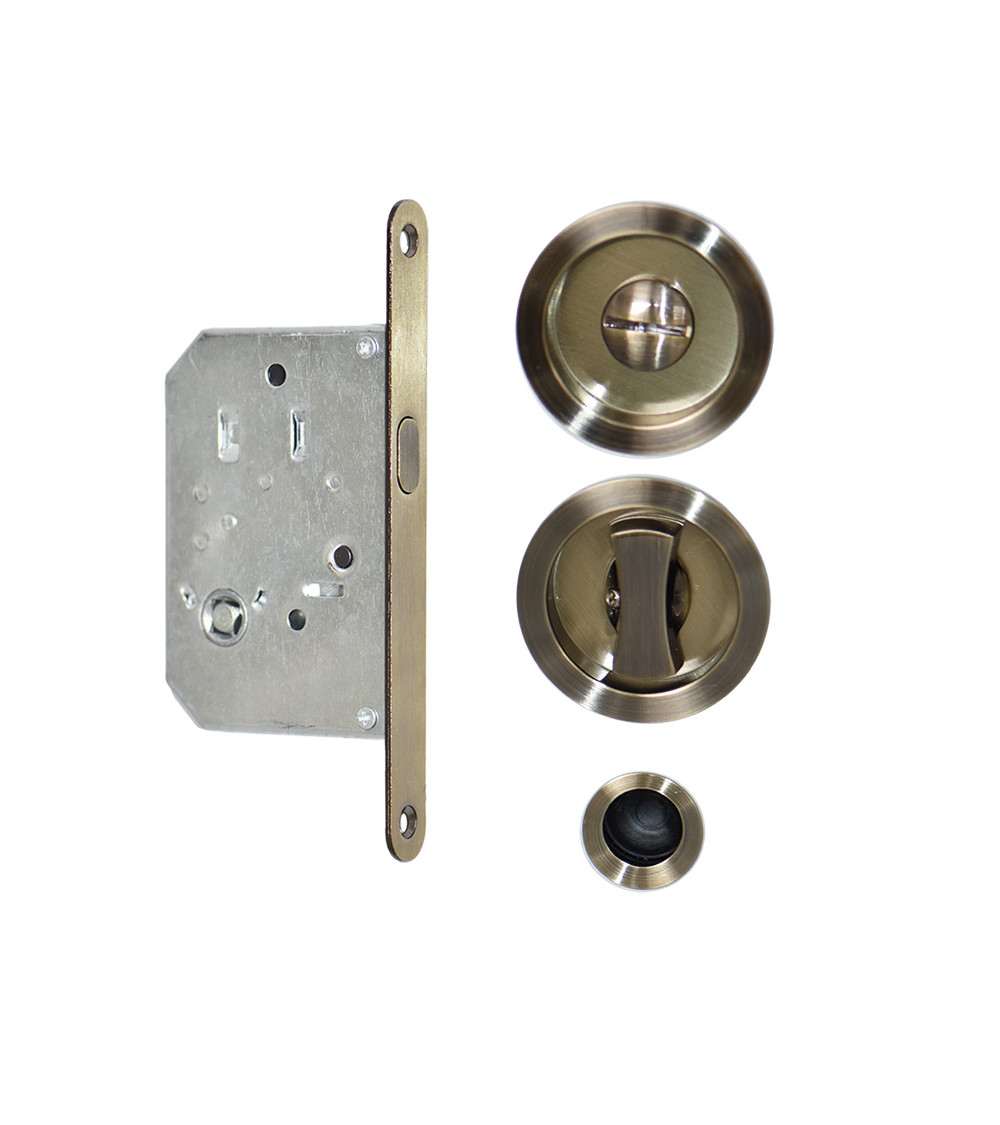 Kit de correr Bronze espelhos redondos com condenação .EUROWALE