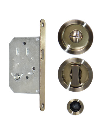 Kit de correr Bronze espelhos redondos com condenação .EUROWALE