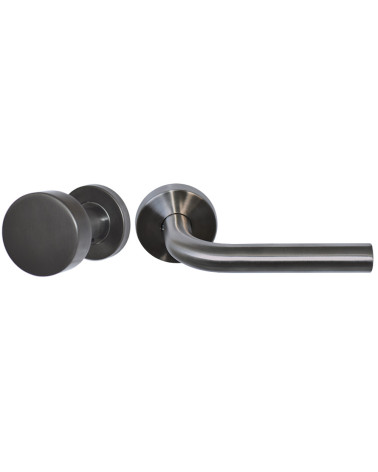 Conjunto palier Cilindro/Noblesse Cinzento Luz PVD EUROWALE