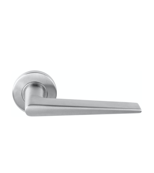 Puxador de porta Formani LB21h cor inox acetinado