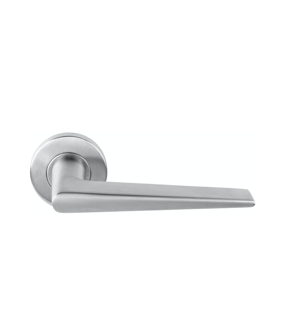 Puxador de porta Formani LB21h cor inox acetinado