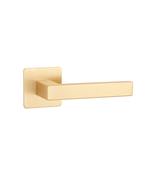 Puxador de porta acabamento dourado mate KVADRAT 1760 puxador design