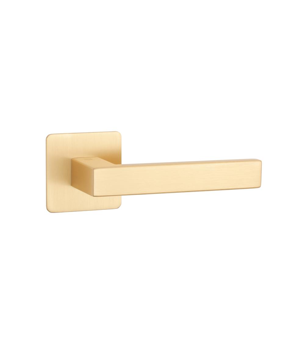 Puxador de porta acabamento dourado mate KVADRAT 1760 puxador design