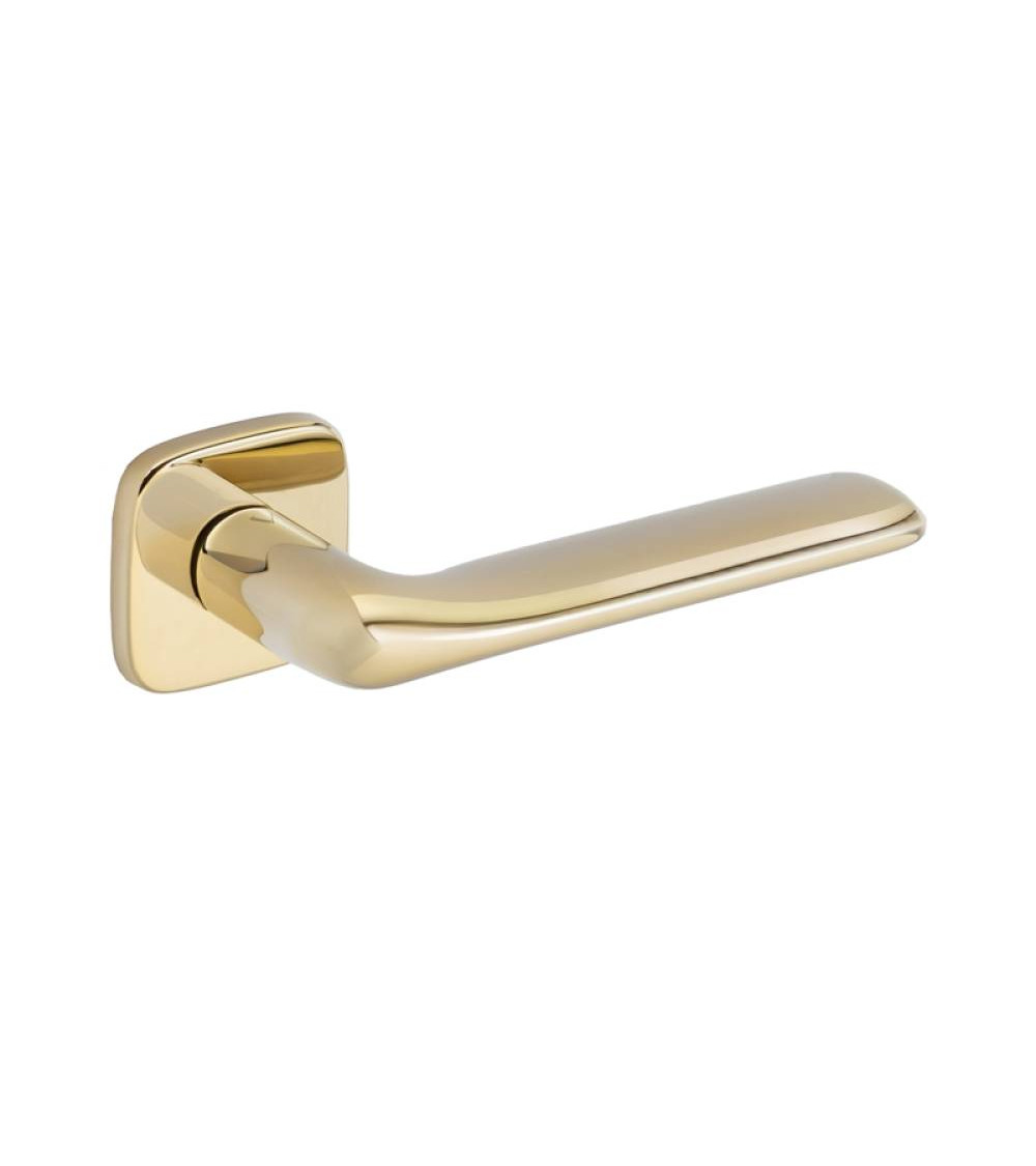 Puxador de porta acabamento ouro polido FLAT design