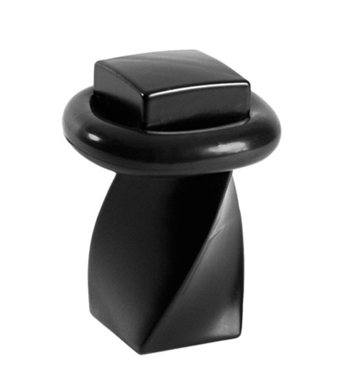 Batente de porta retro preto mate modelo Elisabeth