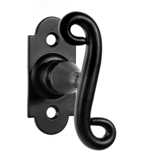 Puxador de janela cremona retro preto mate – Coleção Charlotte