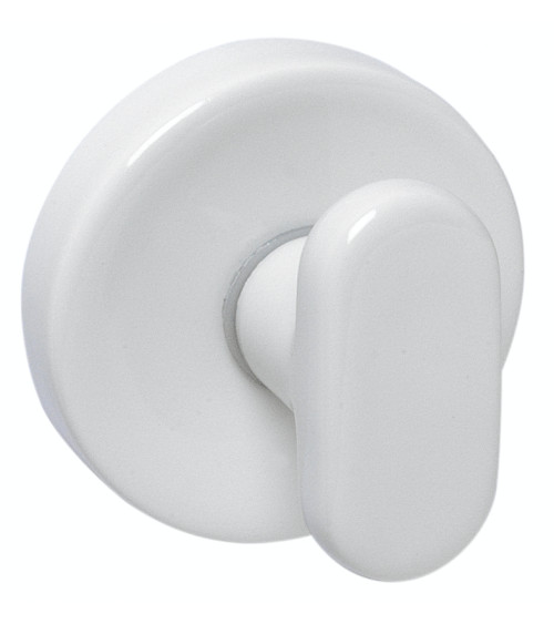 Puxador de porta em porcelana branca Merigous Delo Lido Cannelé - puxador design