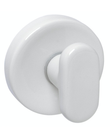 Puxadores de porta em porcelana branca Merigous Delo Lido Cannelé