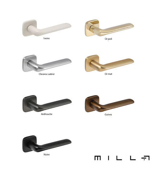 Puxador de porta acabamento ouro polido FLAT design