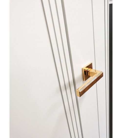 Puxador de porta dourado polido RAFLESIA puxador design