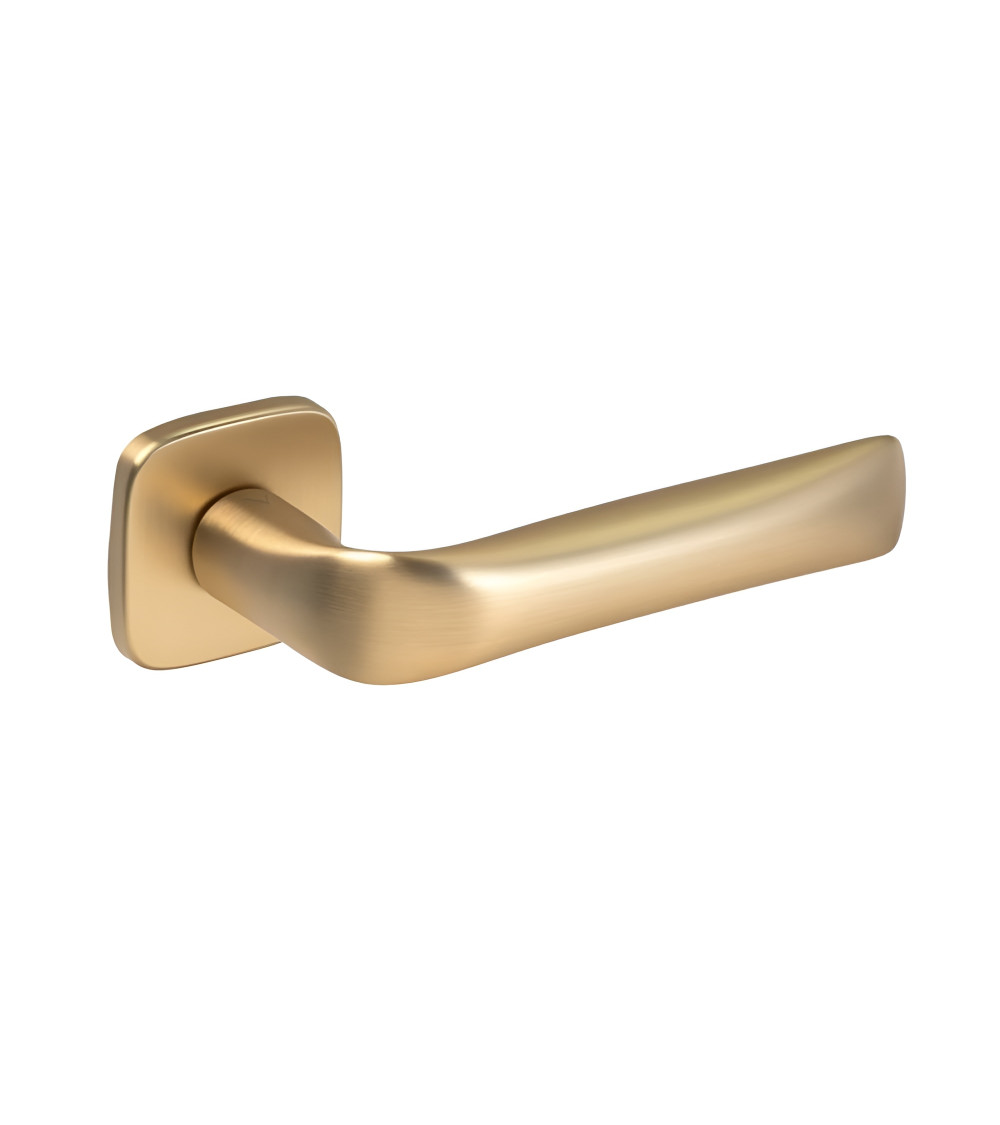 Puxador de porta FOLD design ouro acetinado