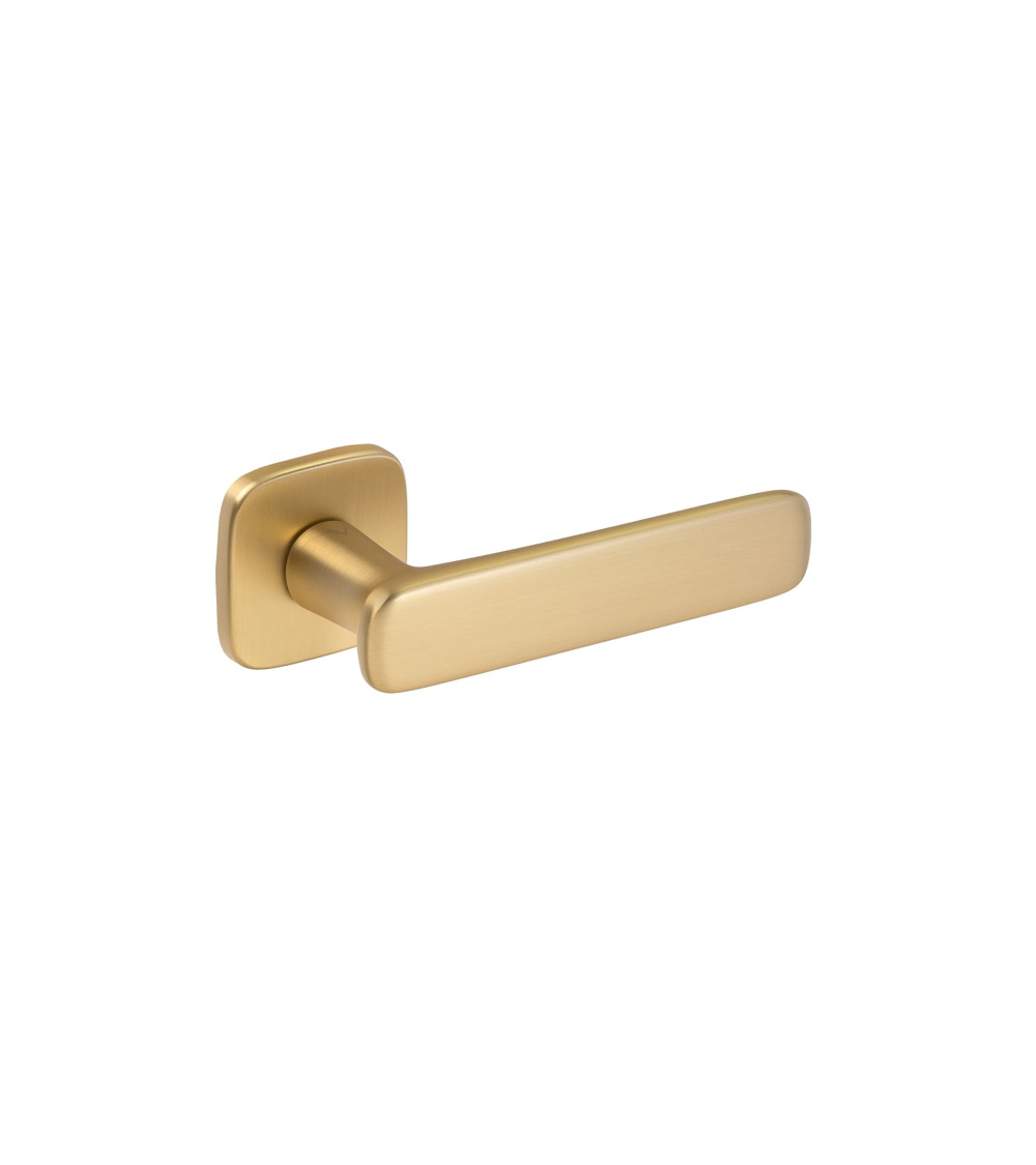 Puxador de porta dourado acetinado FLOW puxador design