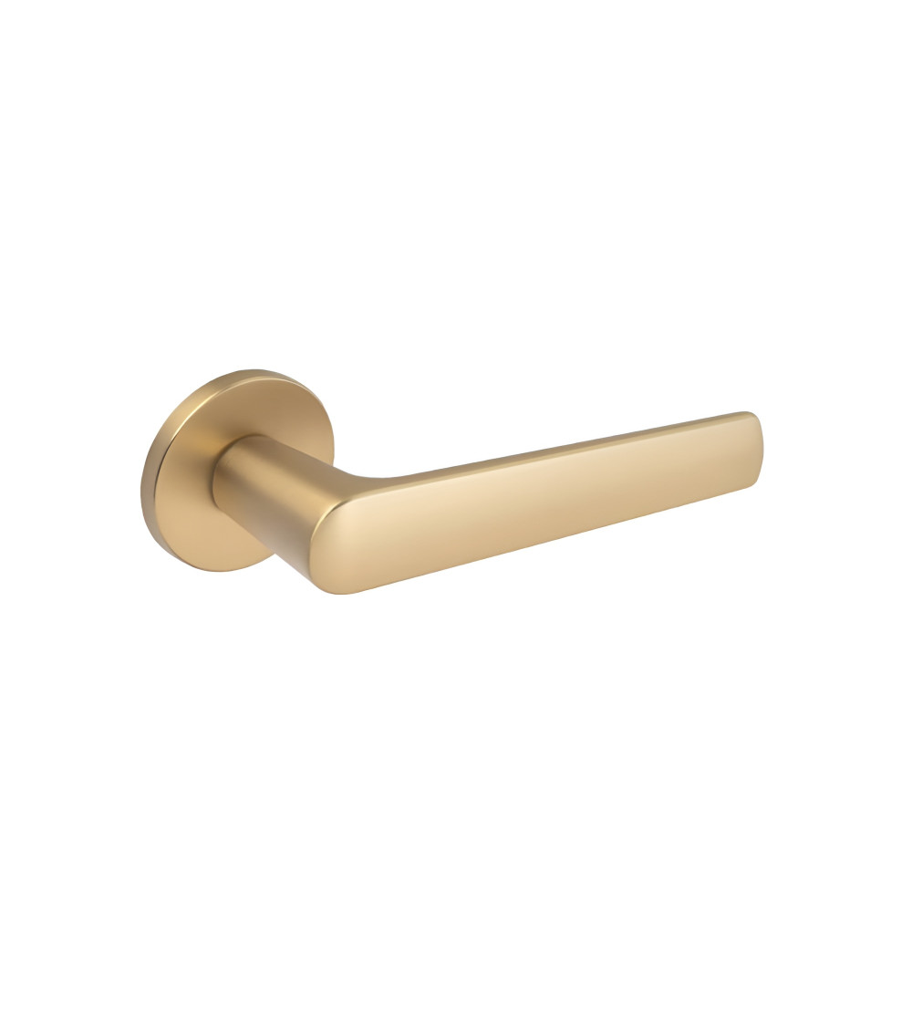 Puxador de porta dourado acetinado MILA puxador design