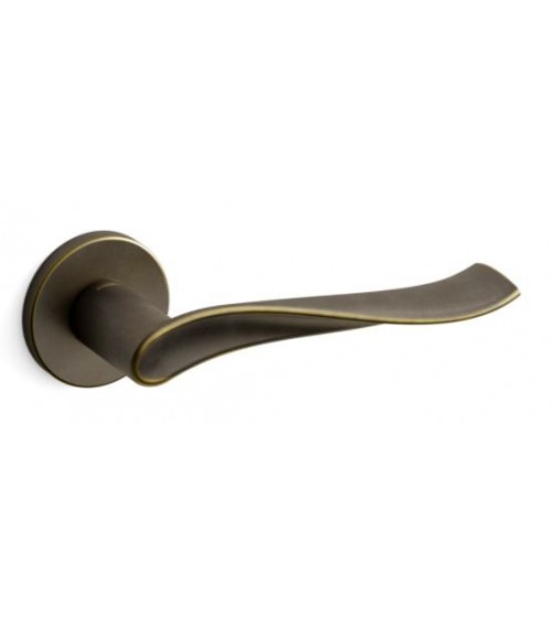Maçaneta de porta bronze mate Mandelli Spin maçaneta design
