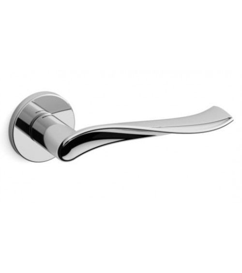 Maçaneta de porta cromada polida Mandelli Spin maçaneta design