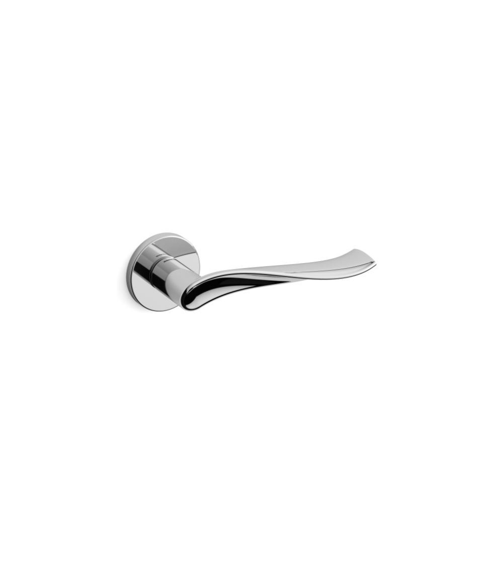Maçaneta de porta cromada polida Mandelli Spin maçaneta design