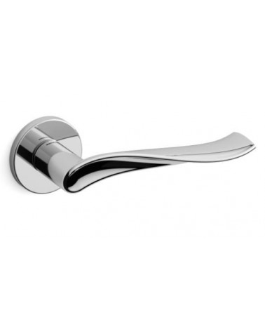 Maçaneta de porta cromada polida Mandelli Spin maçaneta design