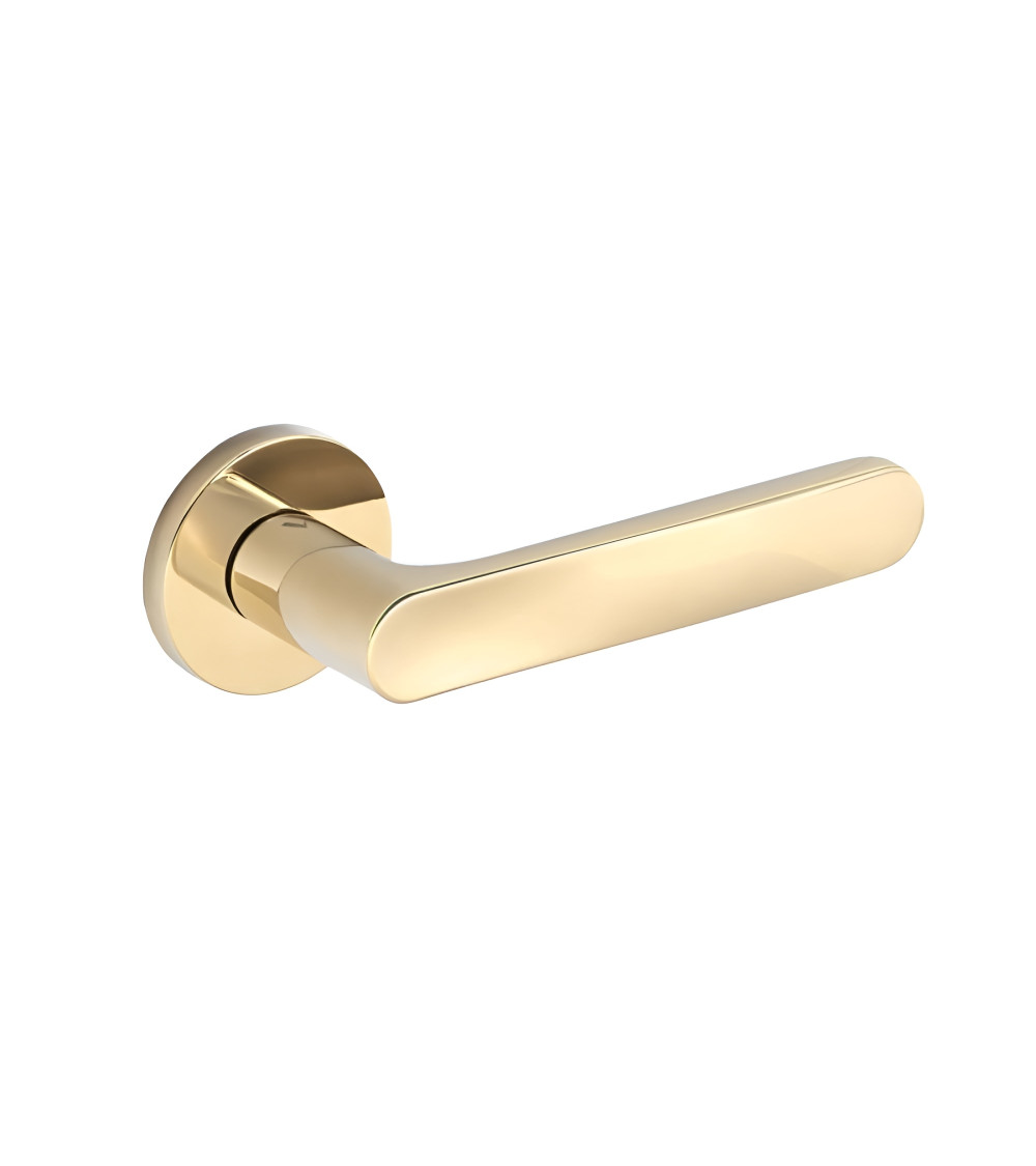 Puxador de porta dourado polido RITA puxador design