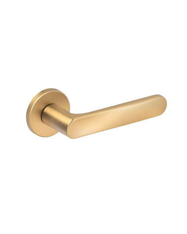 Puxador de porta dourado acetinado RITA puxador design