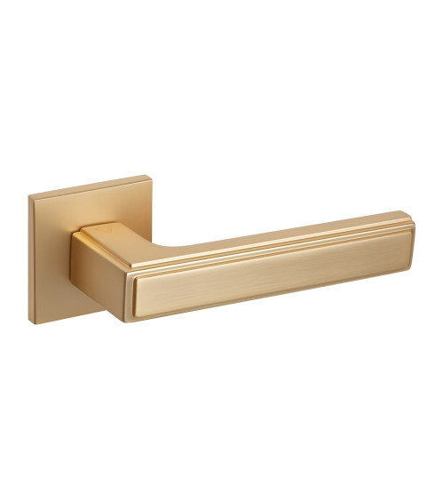 Puxador de porta ouro acetinado FRESSIA puxador design