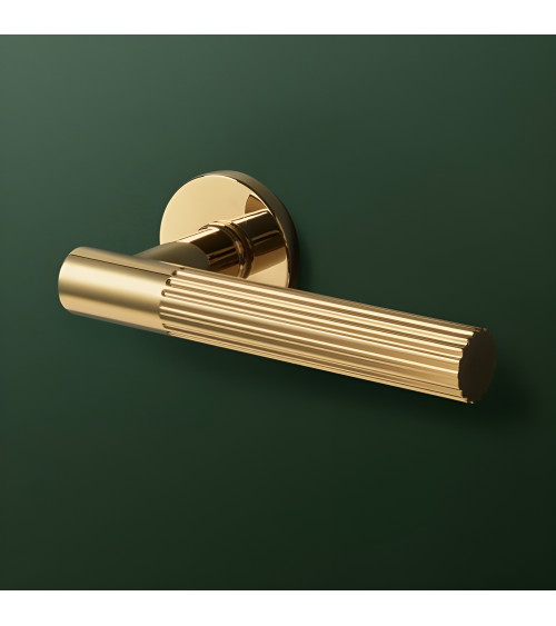 Puxador de porta ouro polido LIVIA design