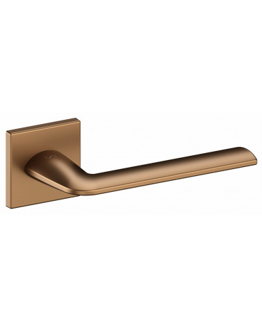Maçaneta de porta castanho claro quadrada Stinger