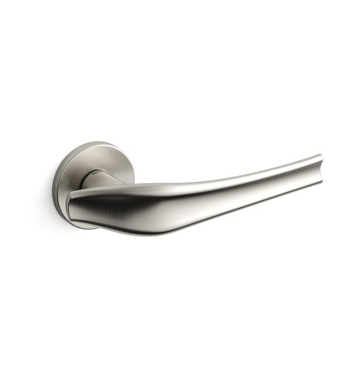 Puxador de porta níquel acetinado Mandelli Aqualung puxador design