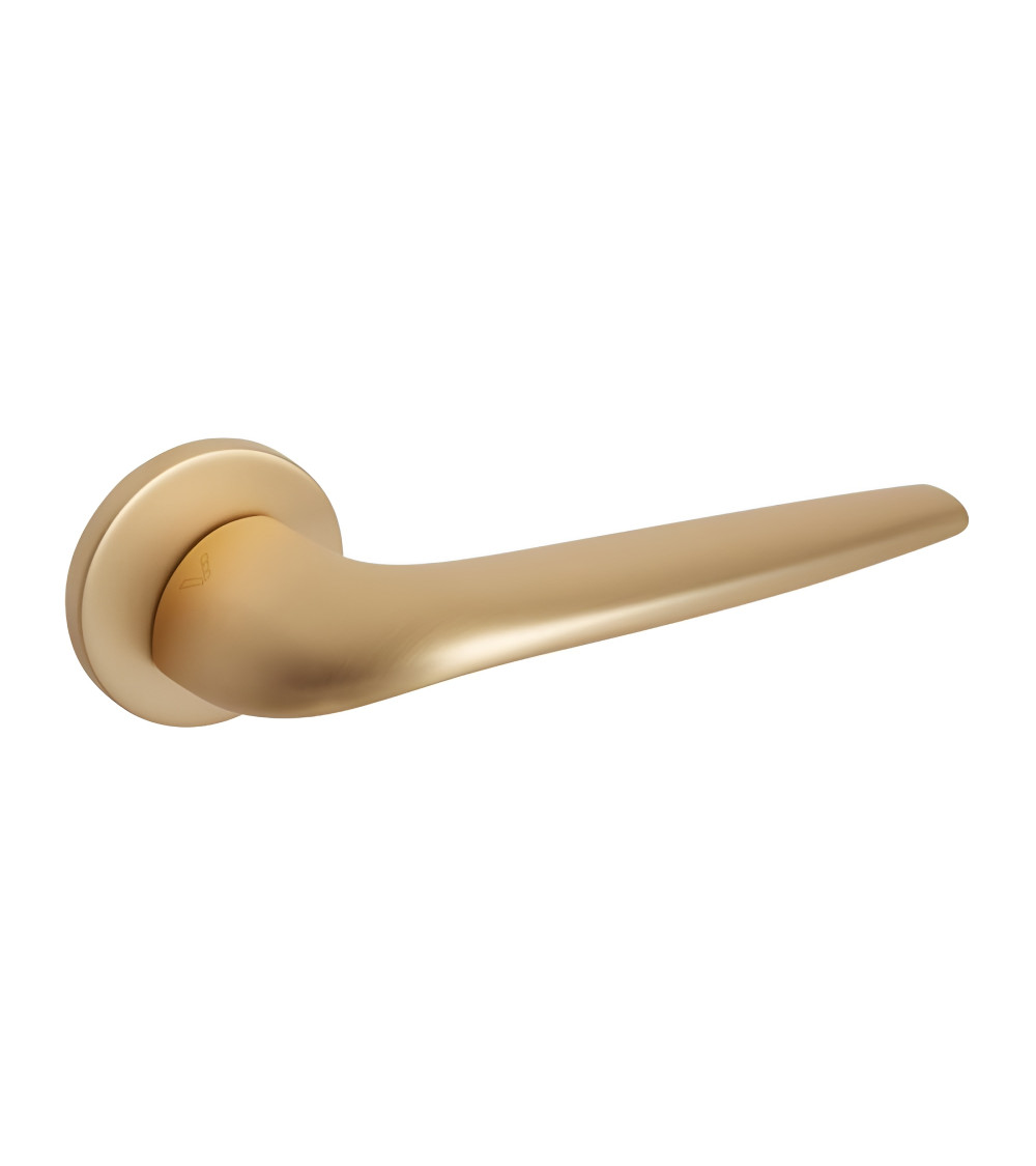 Puxador de porta ouro acetinado JULIA puxador design