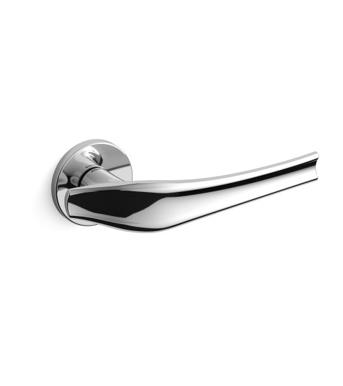 Puxador de porta cromado brilhante Mandelli Aqualung puxador design