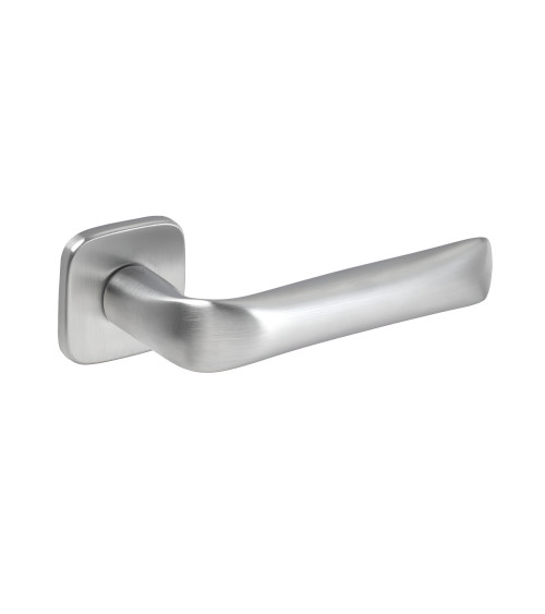 Puxador de porta cromado acetinado FOLD design