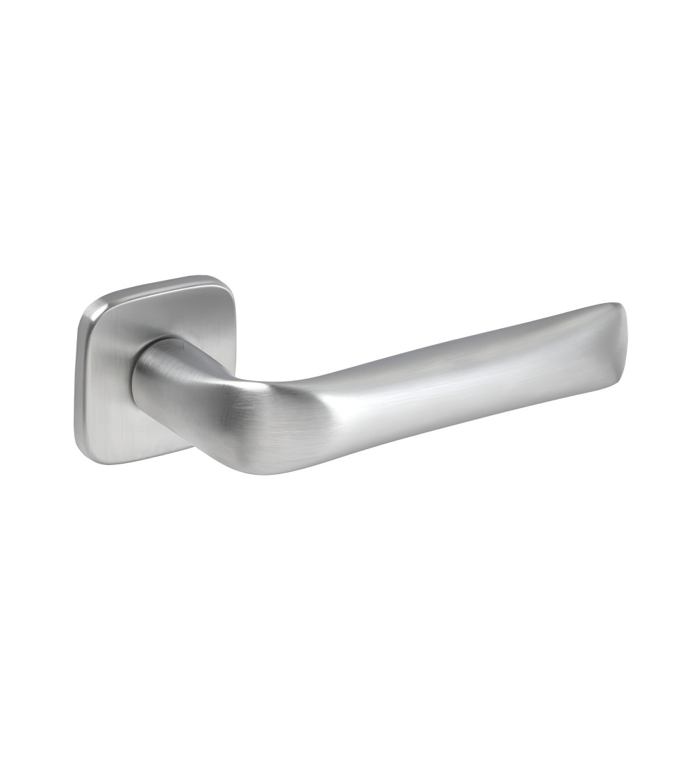 Puxador de porta cromado acetinado FOLD design