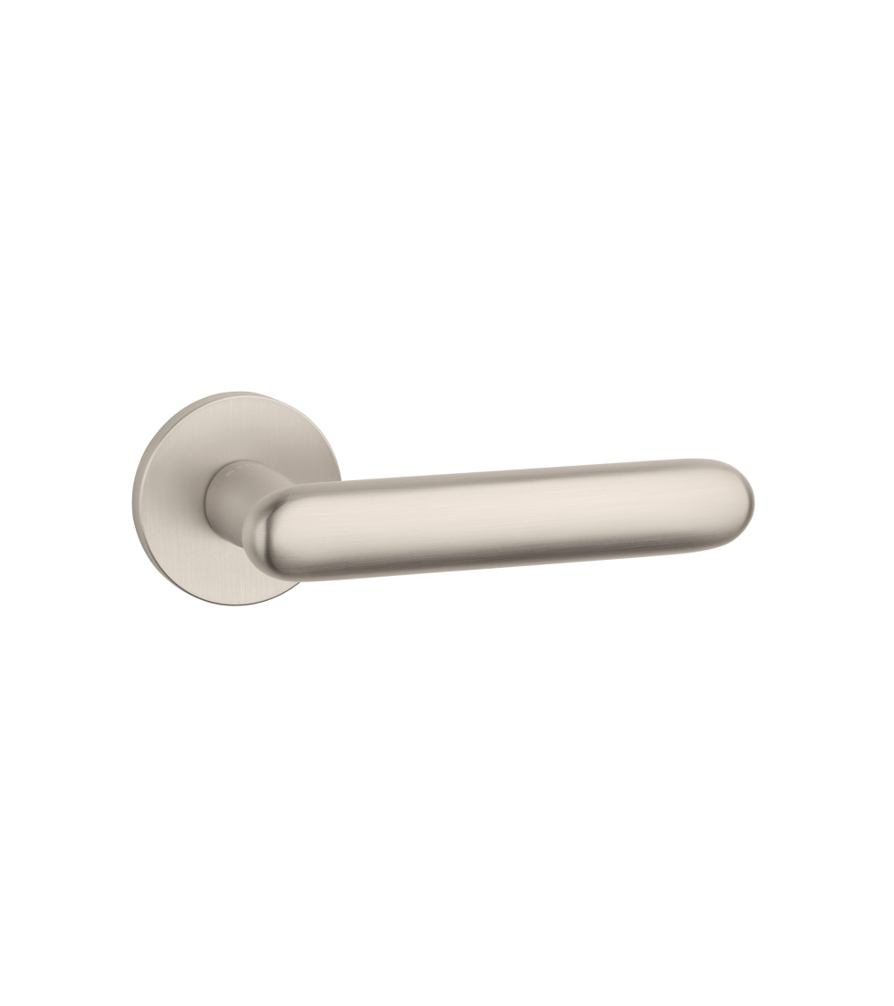 Puxador de porta níquel acetinado LARKA design