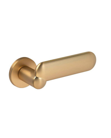 Puxador de porta acabamento dourado acetinado KELEDRES puxador design
