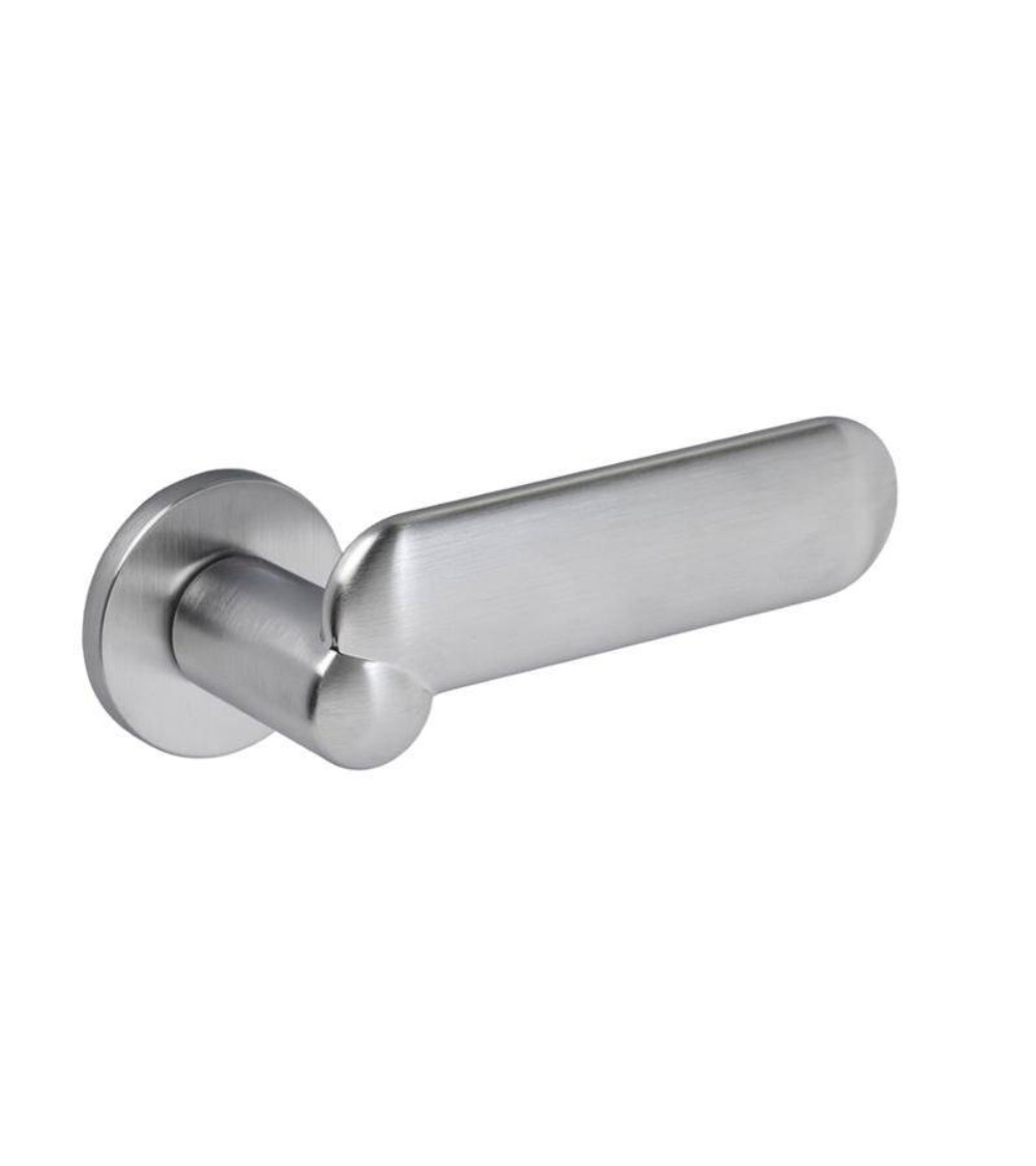 Puxador de porta cromado acetinado KELEDRES puxador design